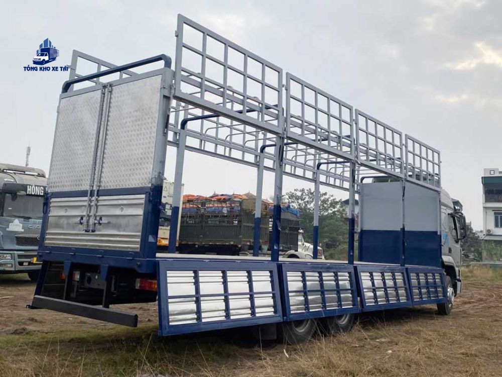 CHENGLONG 3 CHÂN H5 CẦU LẾT THÙNG MUI BẠT DÀI 9.9M - 2025